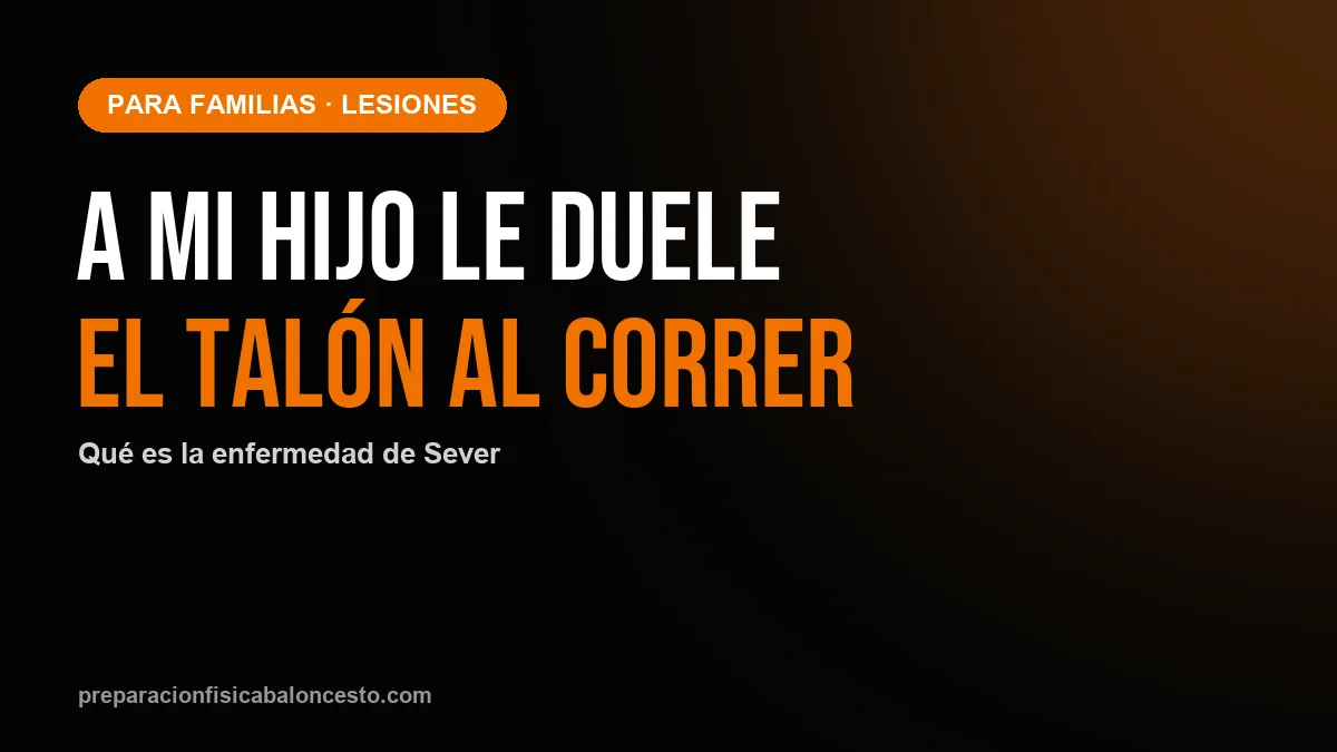 A mi hijo le duele el talón al correr